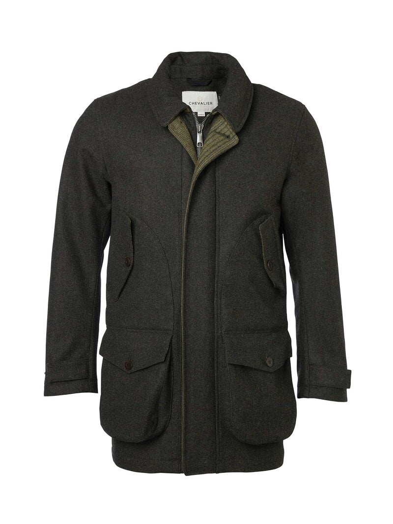 Burley Chevalite Wool Coat Men