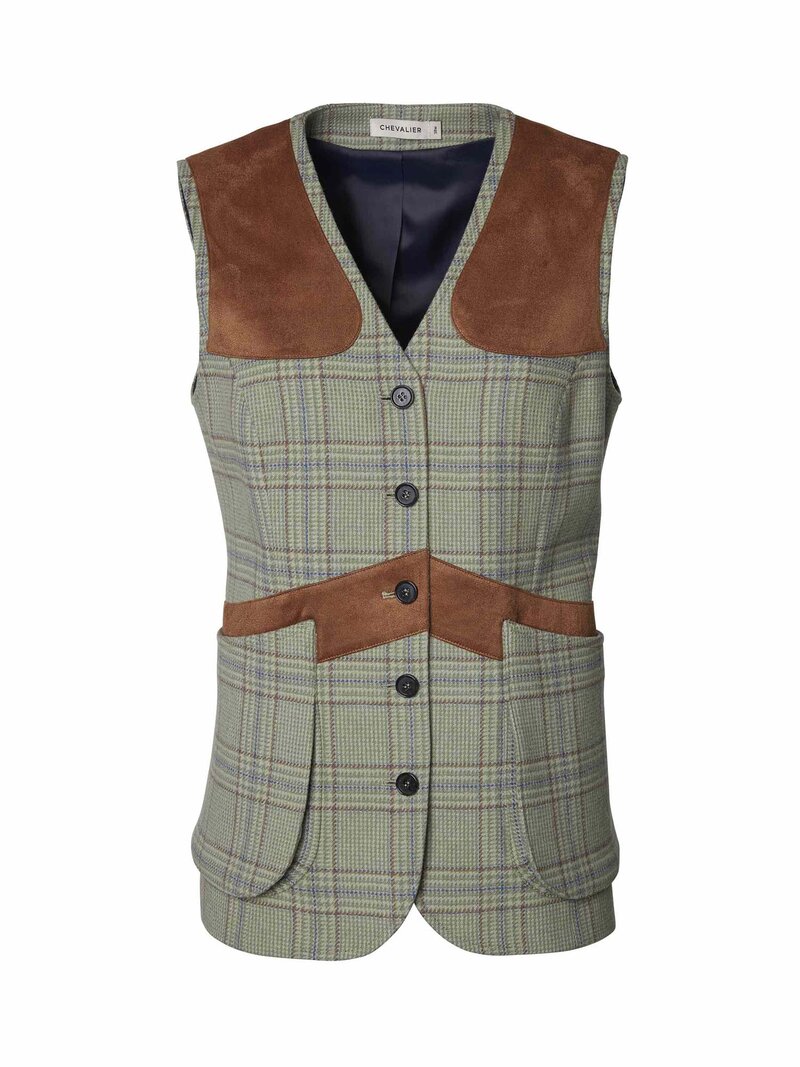 Advie Shooting Tweed Vest Women
