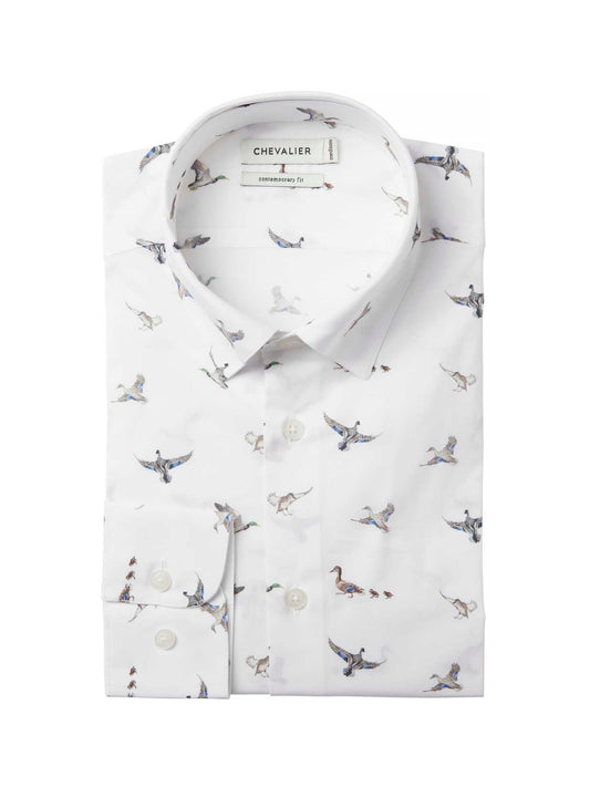 Danson Contemporary Fit Shirt Men - Ducks in a row - 2