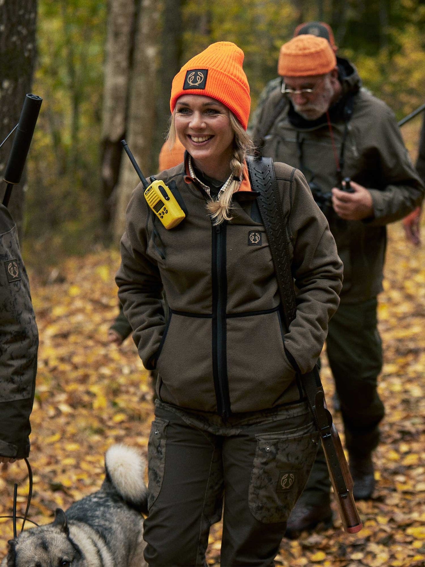 Mist Windblocker Reversible Jacket Women - High Vis Orange Deer - 20