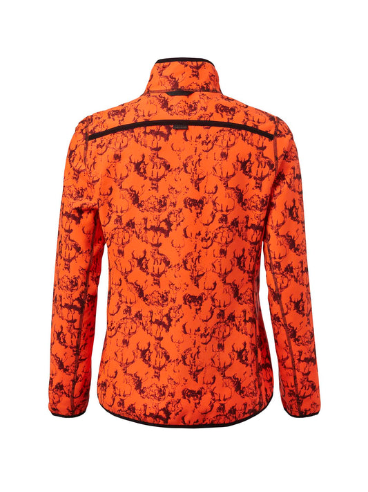 Mist Windblocker Reversible Jacket Women - High Vis Orange Deer - 2