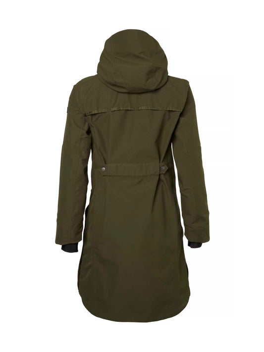 Fractus Chevalite Rain Coat Women - Tobacco Green - 2