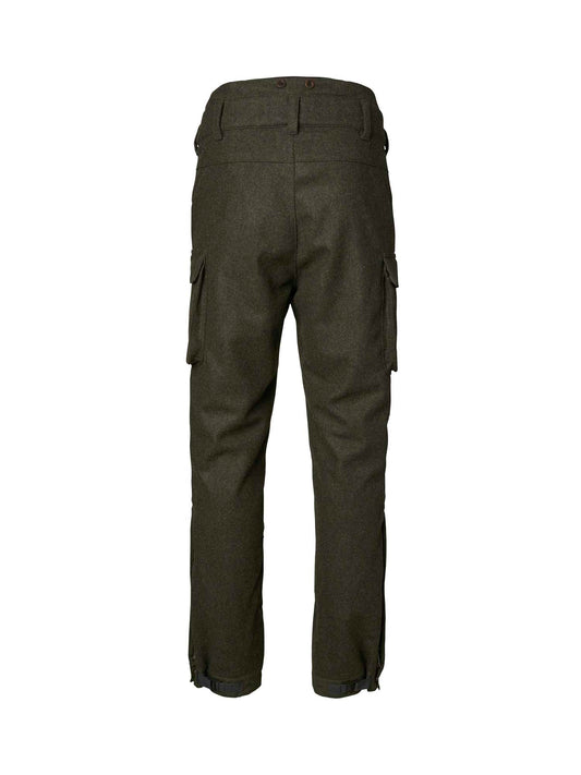 Loden Wool Pants Men - 2.0 Dark Green Melange - 2