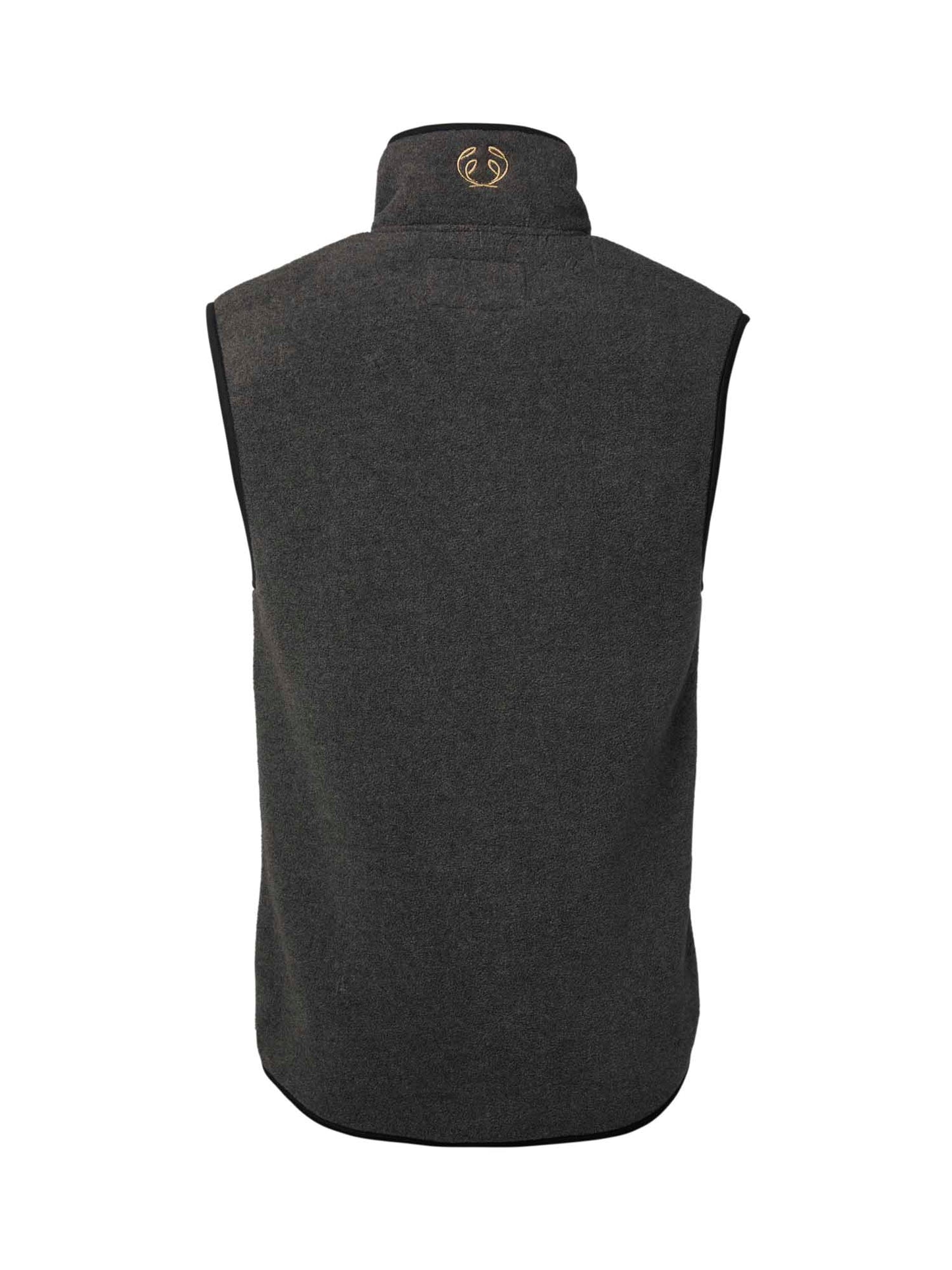 Mainstone Fleece Vest Men - Anthracite w Black - 2