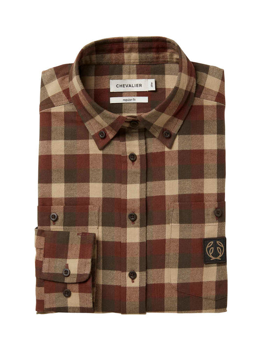 Heron Flannel Shirt Women - Holly Green Checked - 2