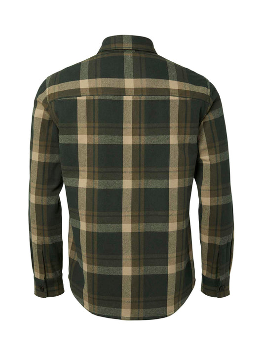 Axe Overshirt Men - Green Checked - 2