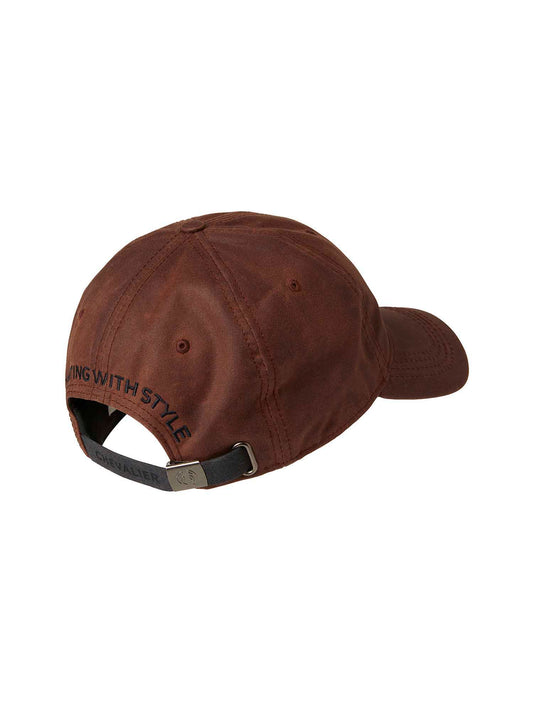 Dimlands Waxed Cotton Cap - Wine Red - 2