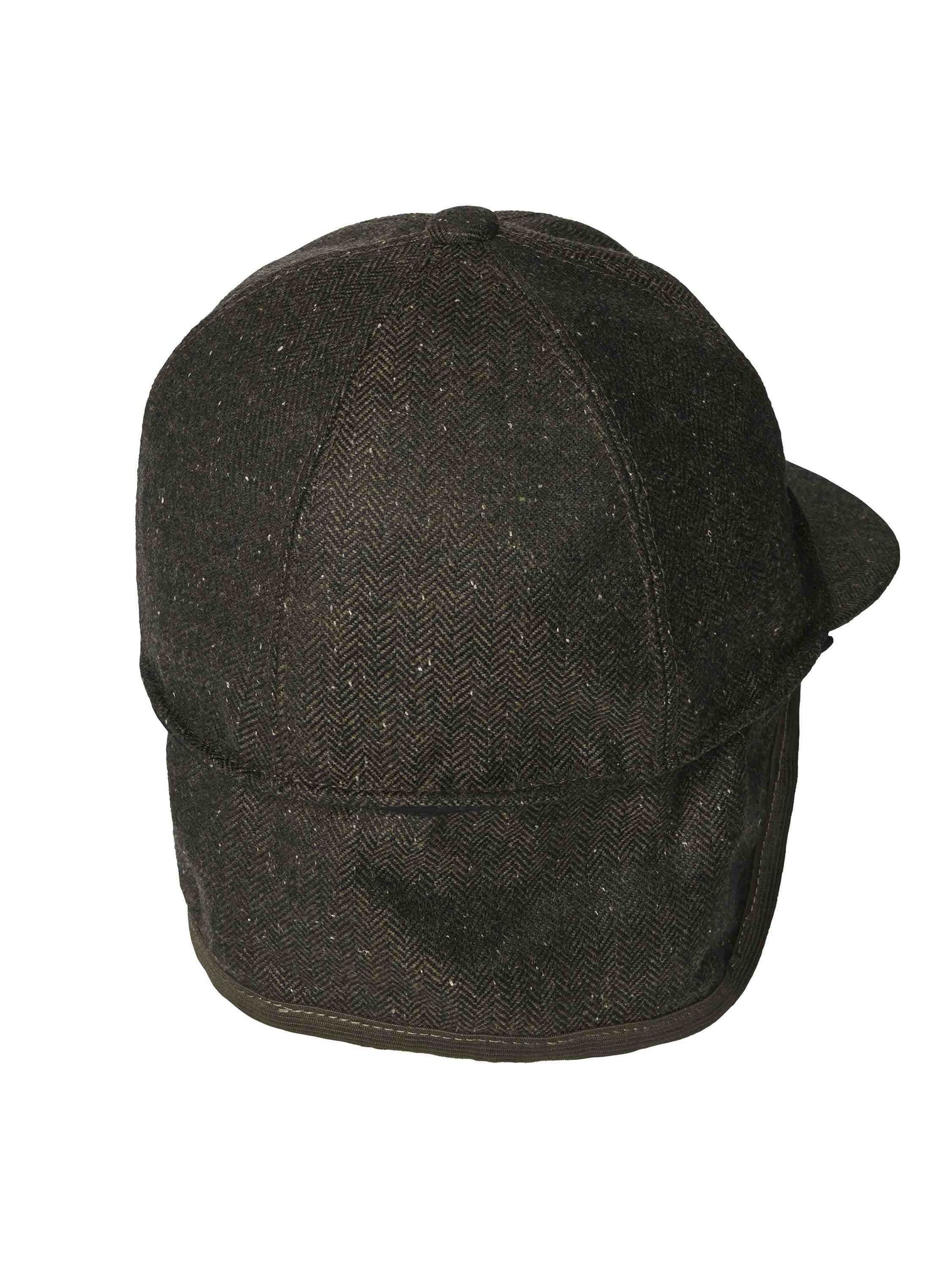 Blake Cap Dark - Green Herringbone - 4