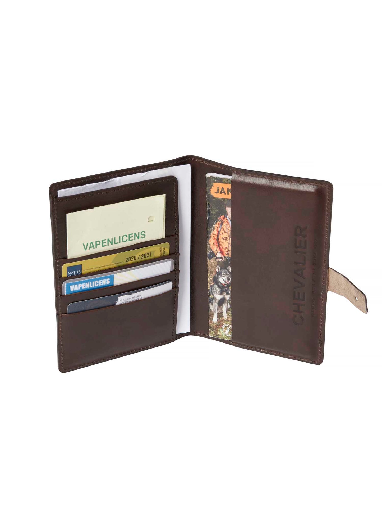 Chevalier Hunting Passport Pocket - Leather Brown - 2