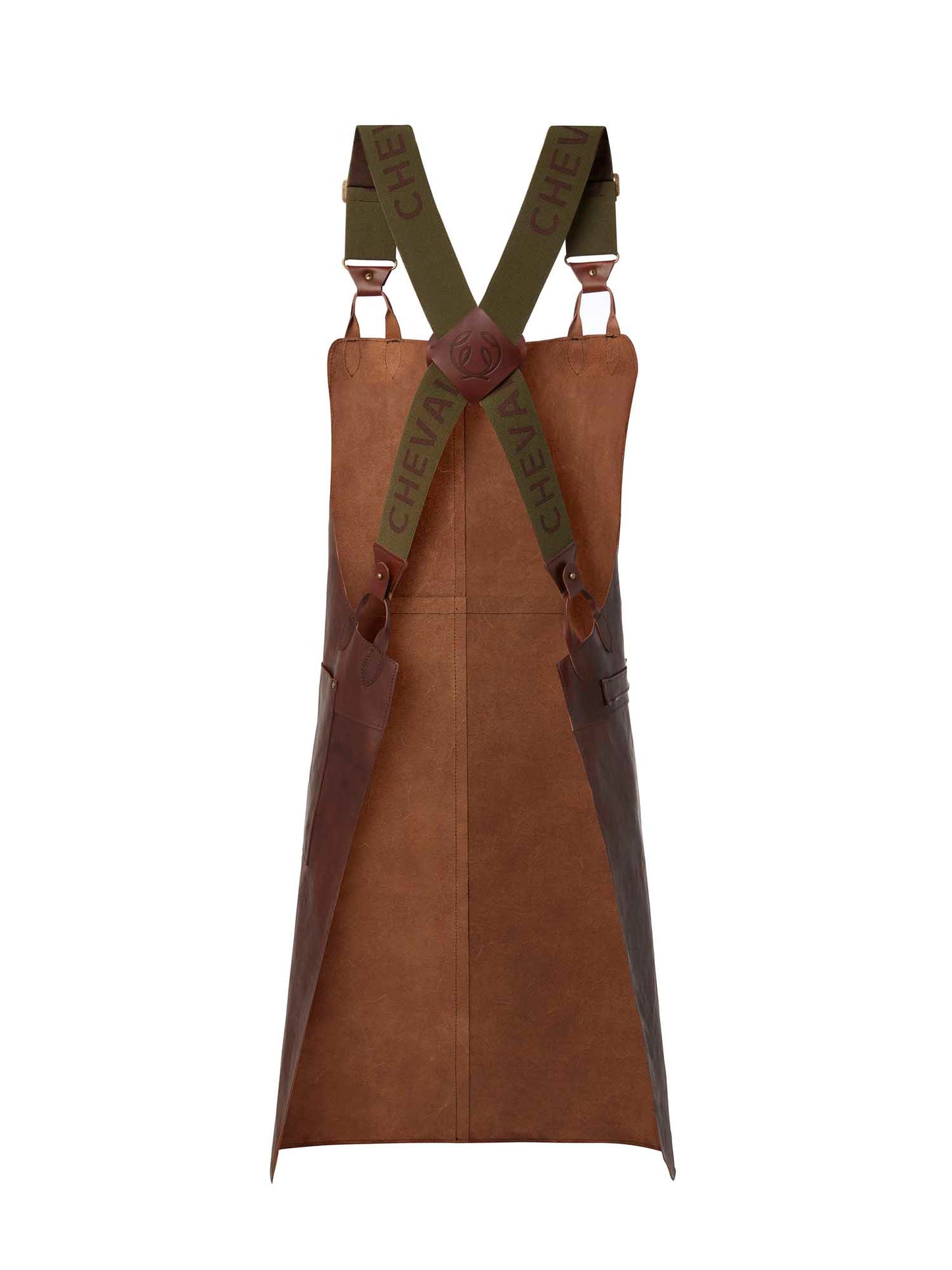 Elk Butcher Apron - Leather Brown - 2