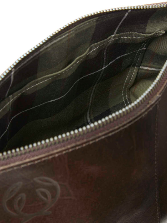 Chevalier Leather Toilet Bag - Leather Brown - 2