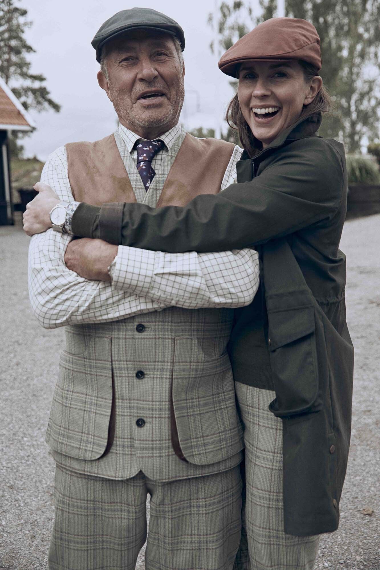 Wiston Shooting Tweed Vest Men - Willow Green Checked - 20
