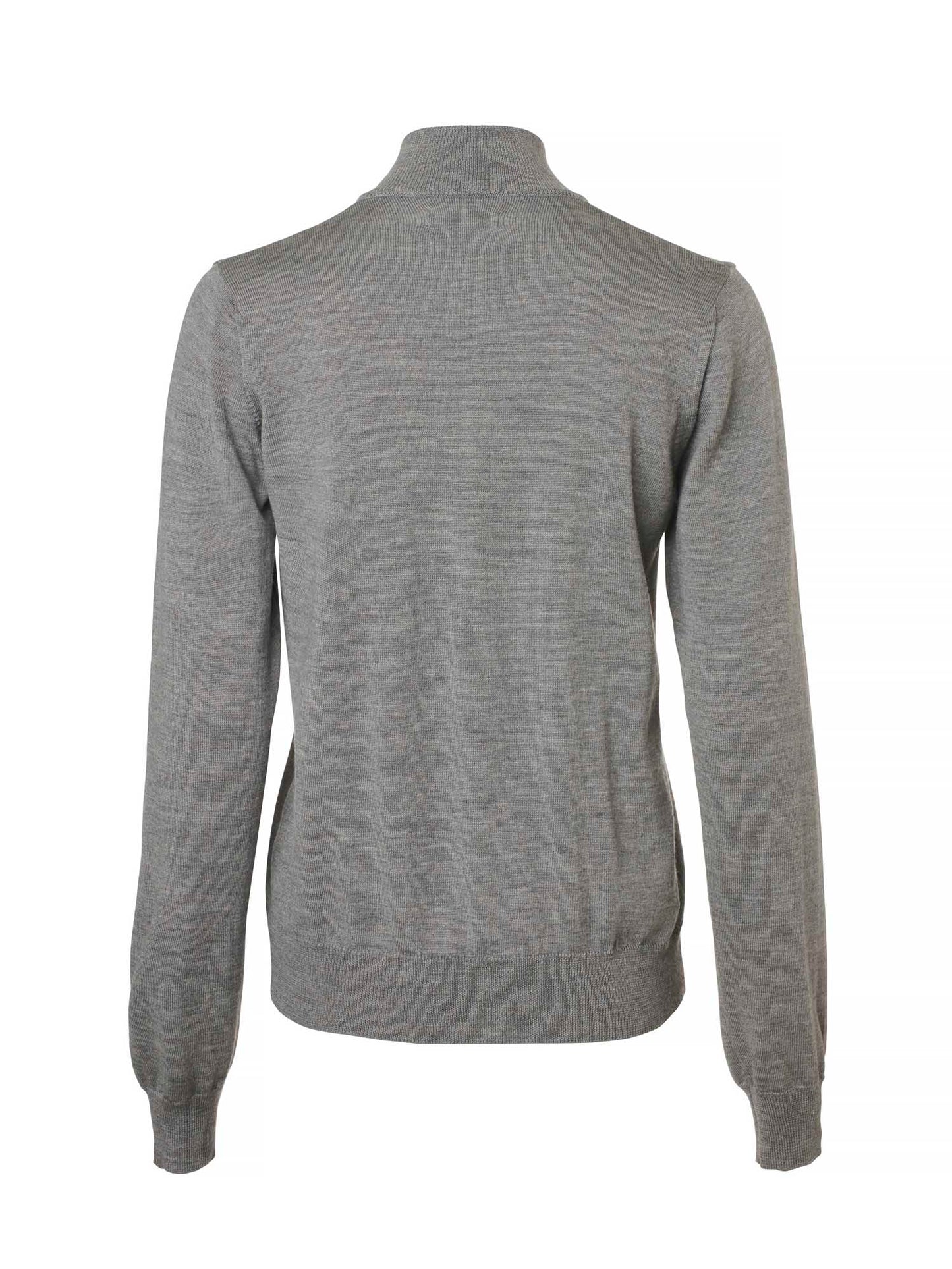 Blaise Buttoned Merino Pullover Women - Smoked Grey - 2