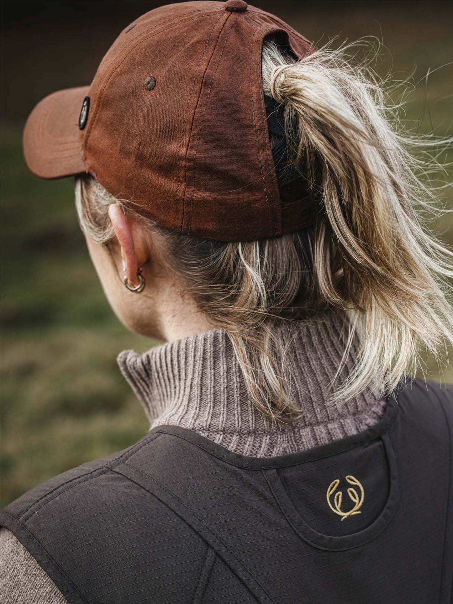 Becca Waxed Ponytail Cap