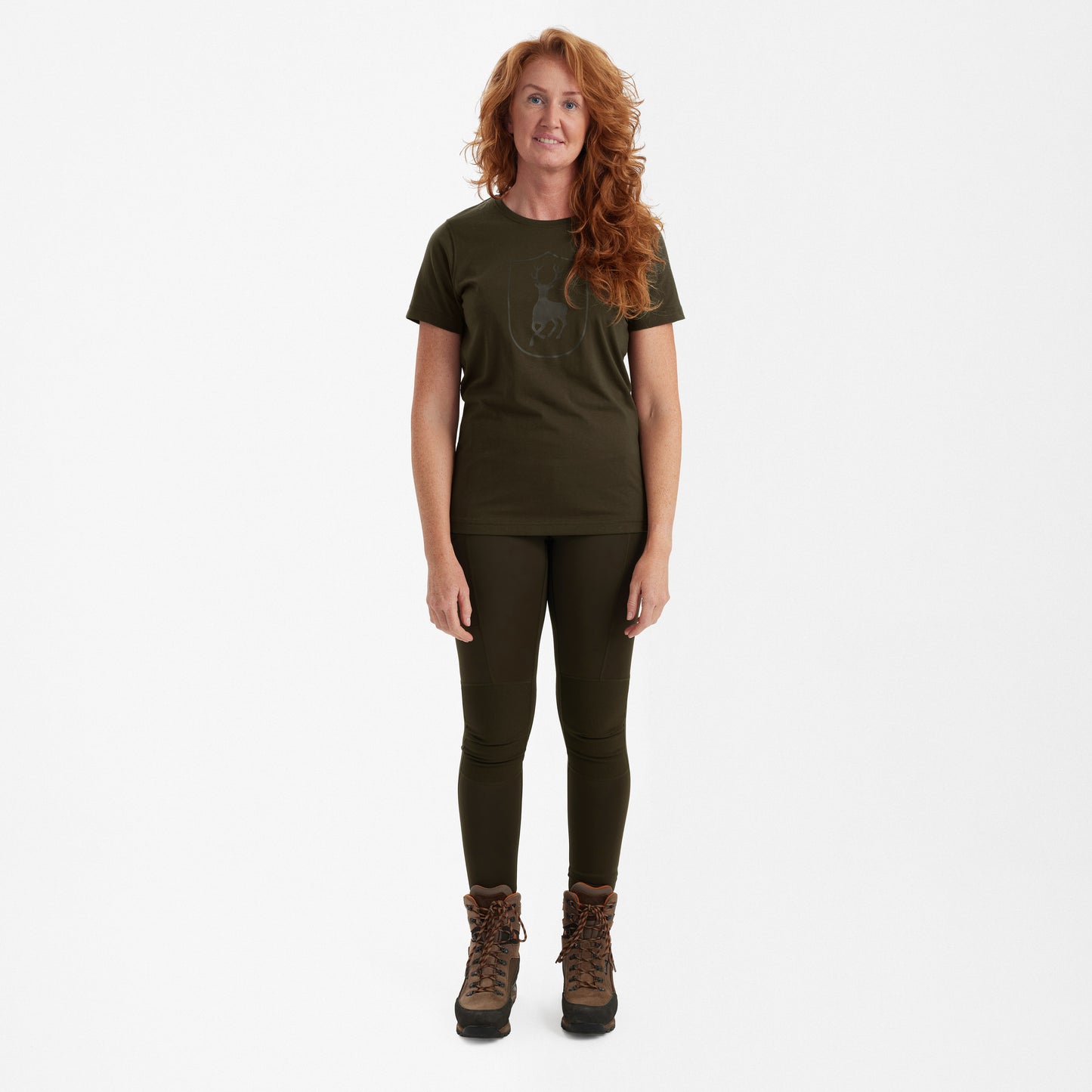 Lady T-shirt med logo