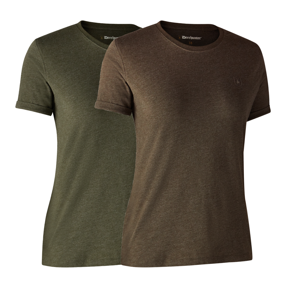 Damer Basis 2-pack T-shirt