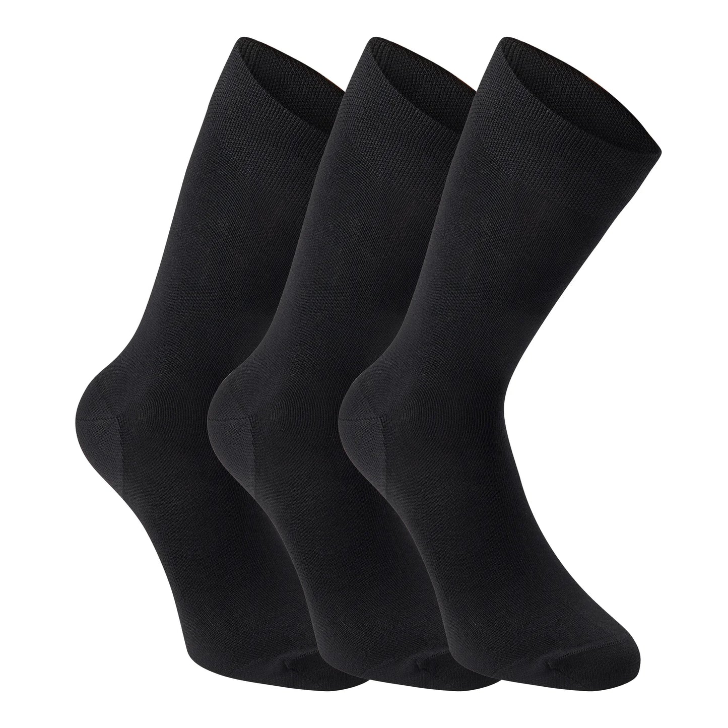 Bambustrumpor - 3-pack - Black Ink - framifrån