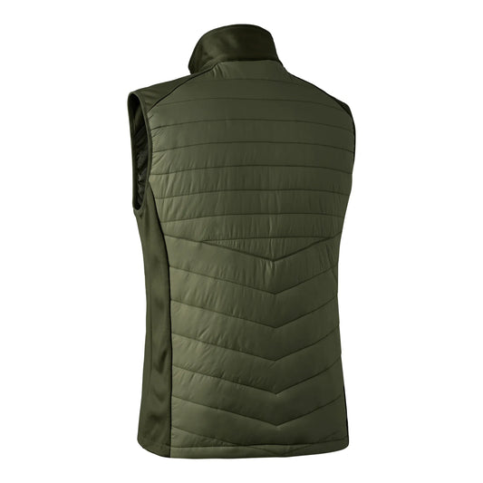 Chamois Vadderad Väst - Forest Green - bakifrån