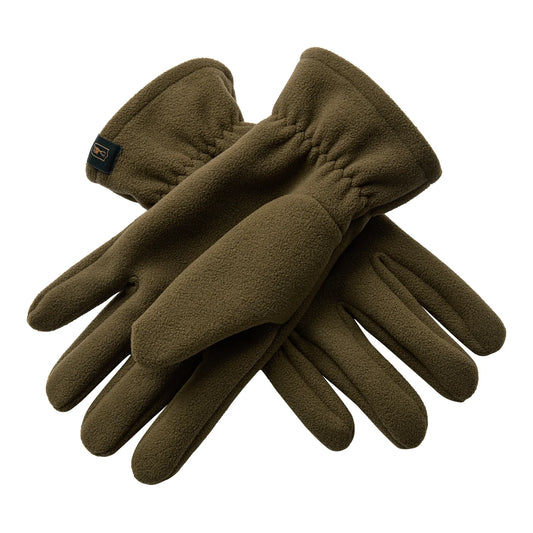 Fleece Handskar - Tarmac Green - bakifrån