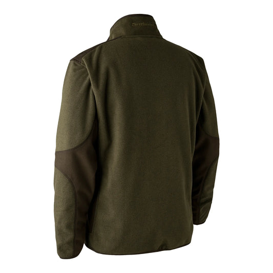 Gamekeeper Bonded Fleecejacka - Graphite Green Melange - bakifrån