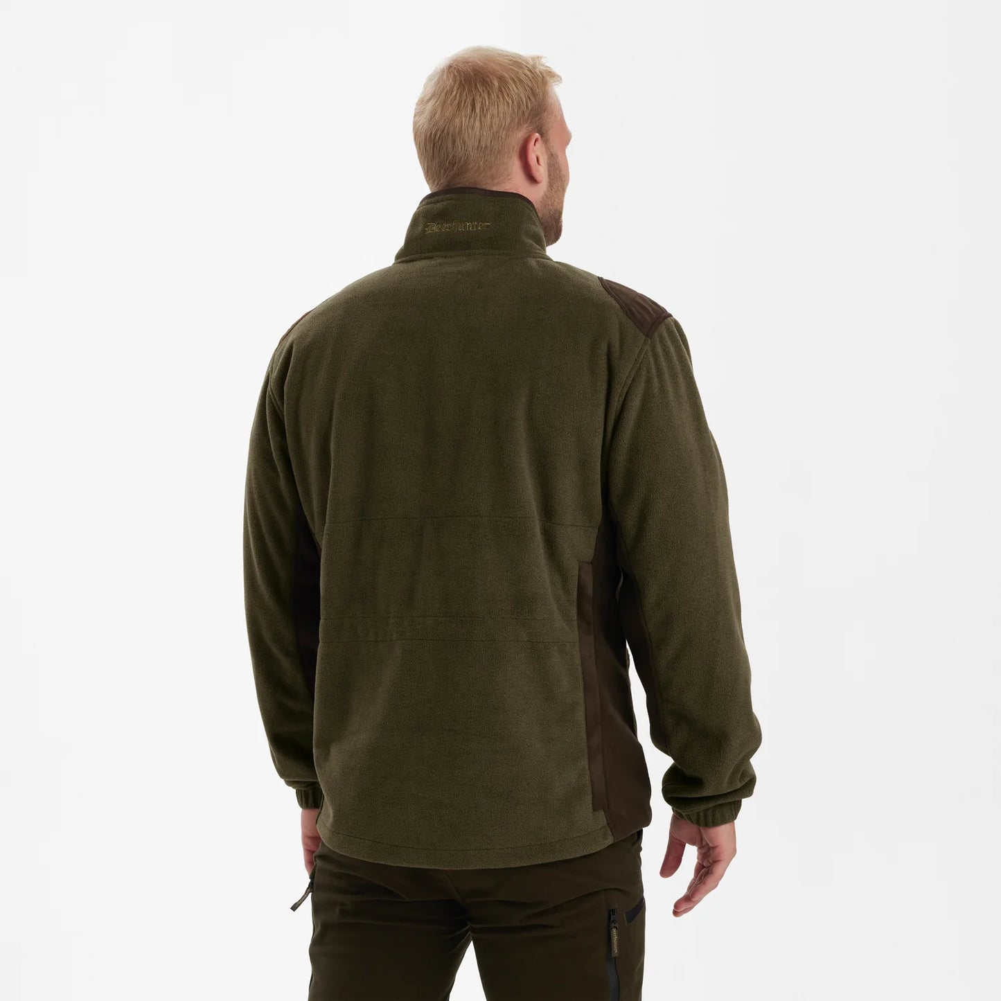 Gamekeeper Skjutjacka - Graphite Green Melange - modell bakifrån
