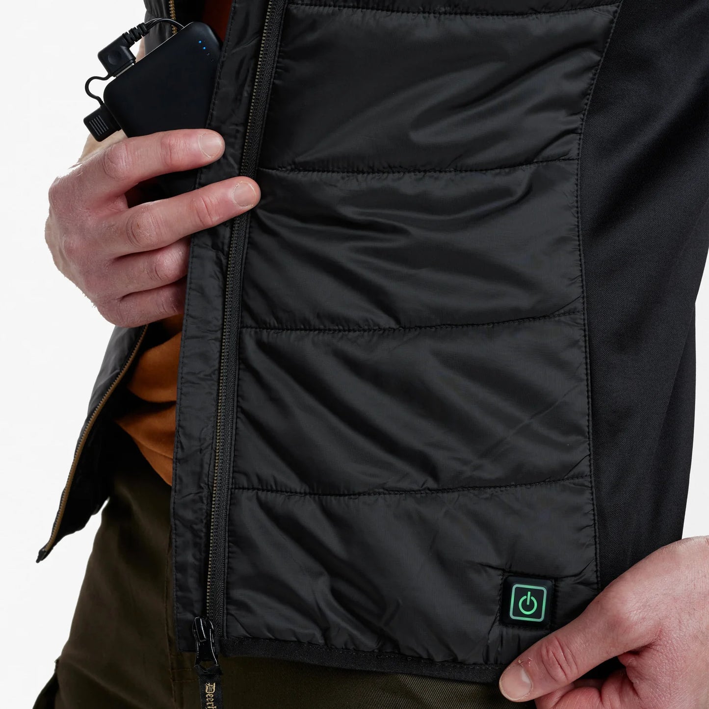 Heat Innerväst - Black - modell detalj