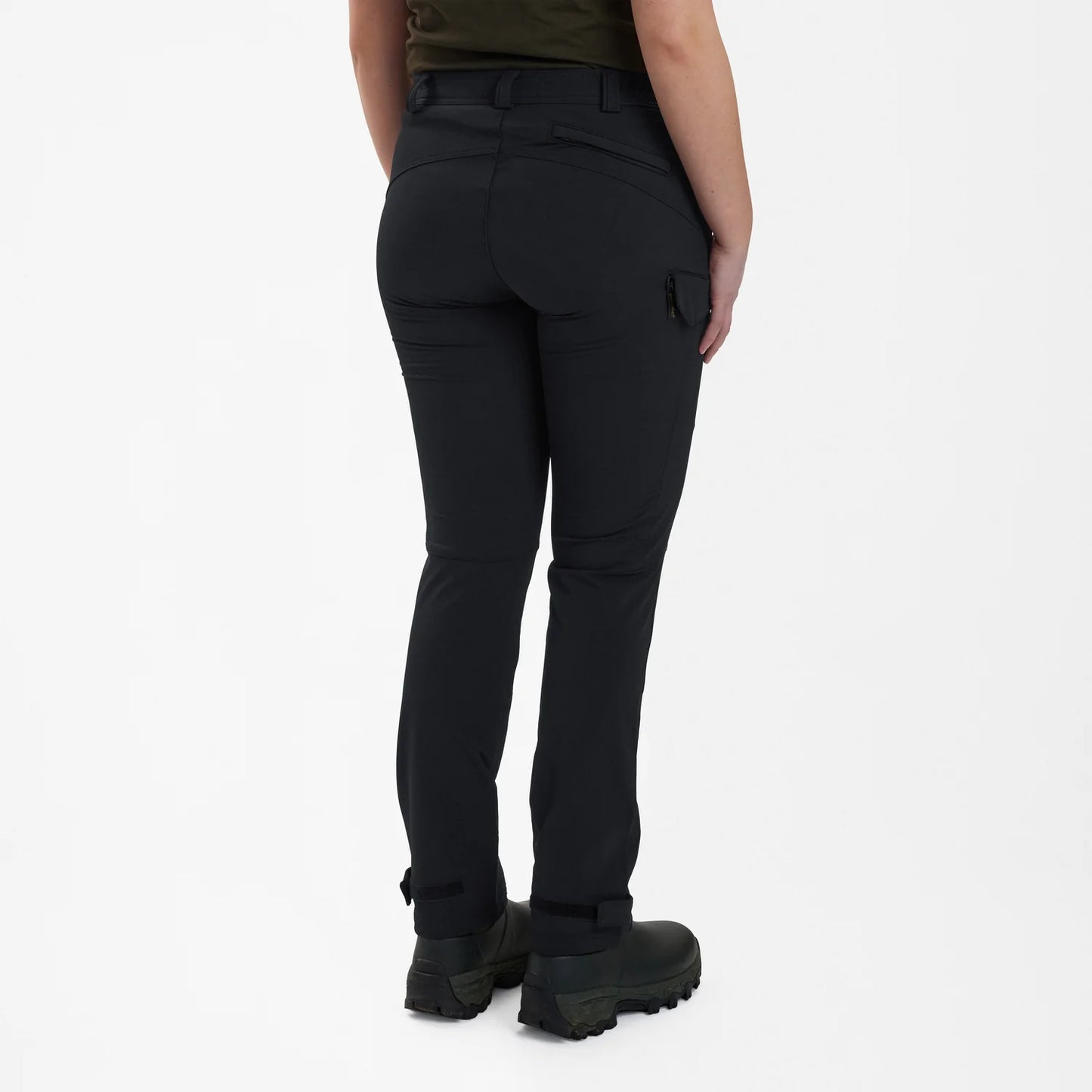 Lady Ann Full Stretch Byxor - Black - modell bakifrån