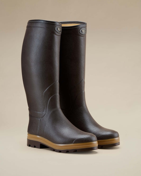 Men's Saint-Hubert Heritage Leather Lined Boot - Marron Foncé