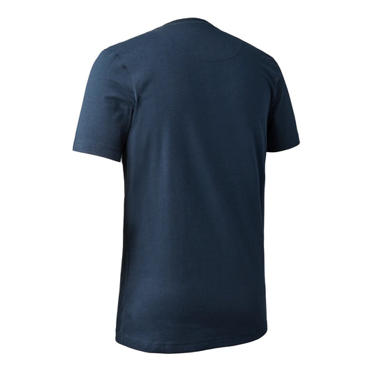 Nolan T-shirt - Dark Blue - bakifrån