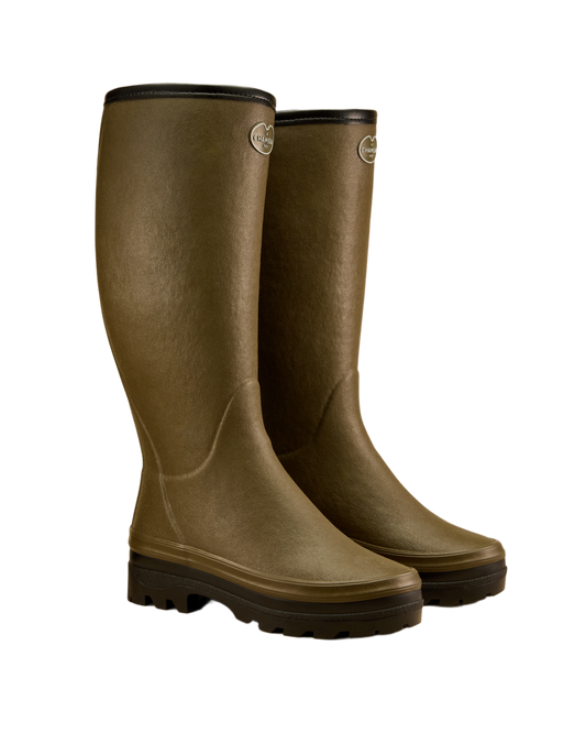 Women's Giverny Wool Lined Boot - Vert Chameau