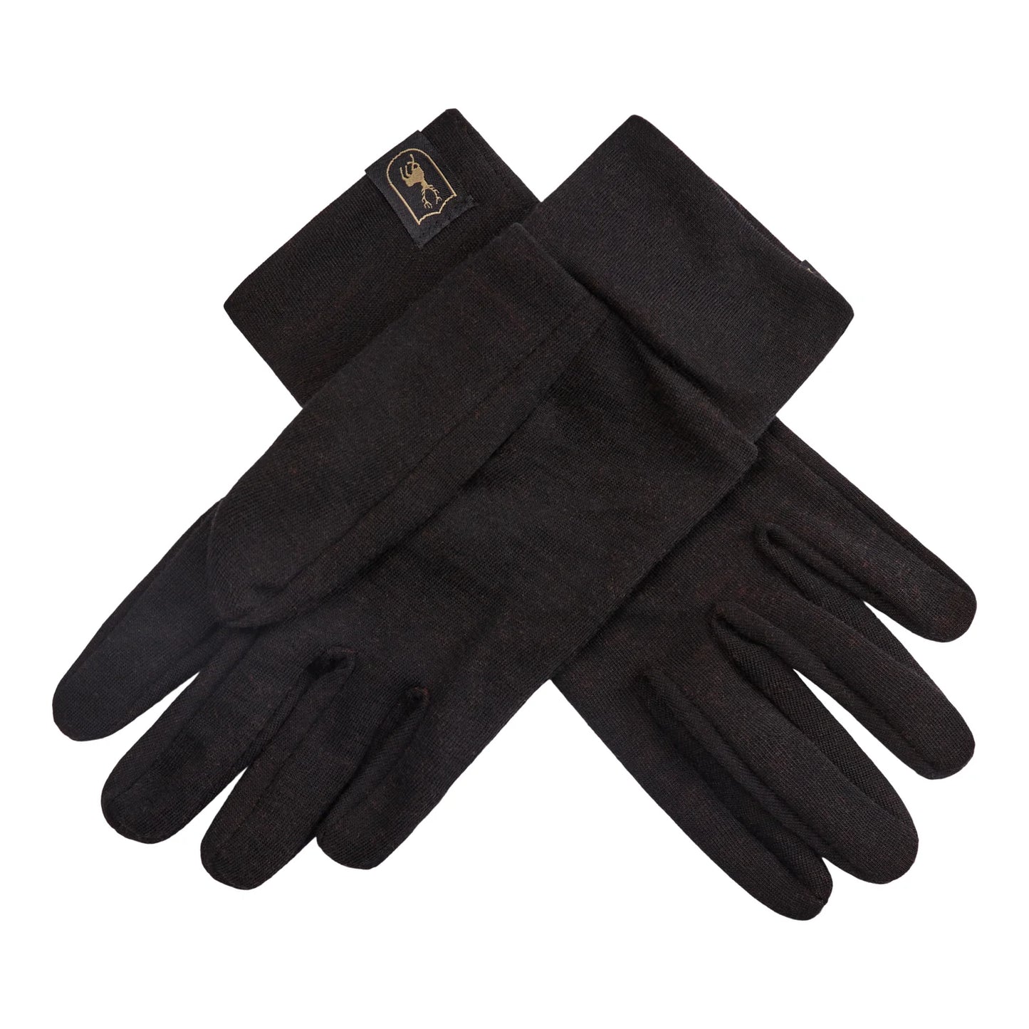 Quinn Merino handskar - Black Oak - bakifrån