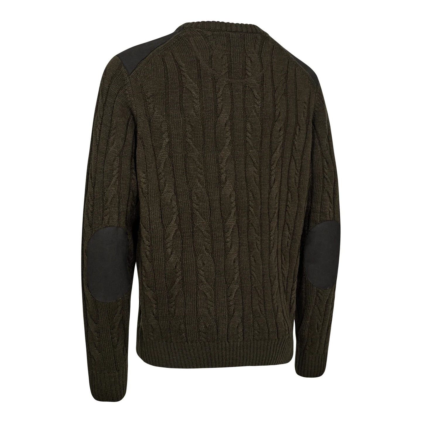 Randall O-neck Stickad Tröja - Art Green - bakifrån
