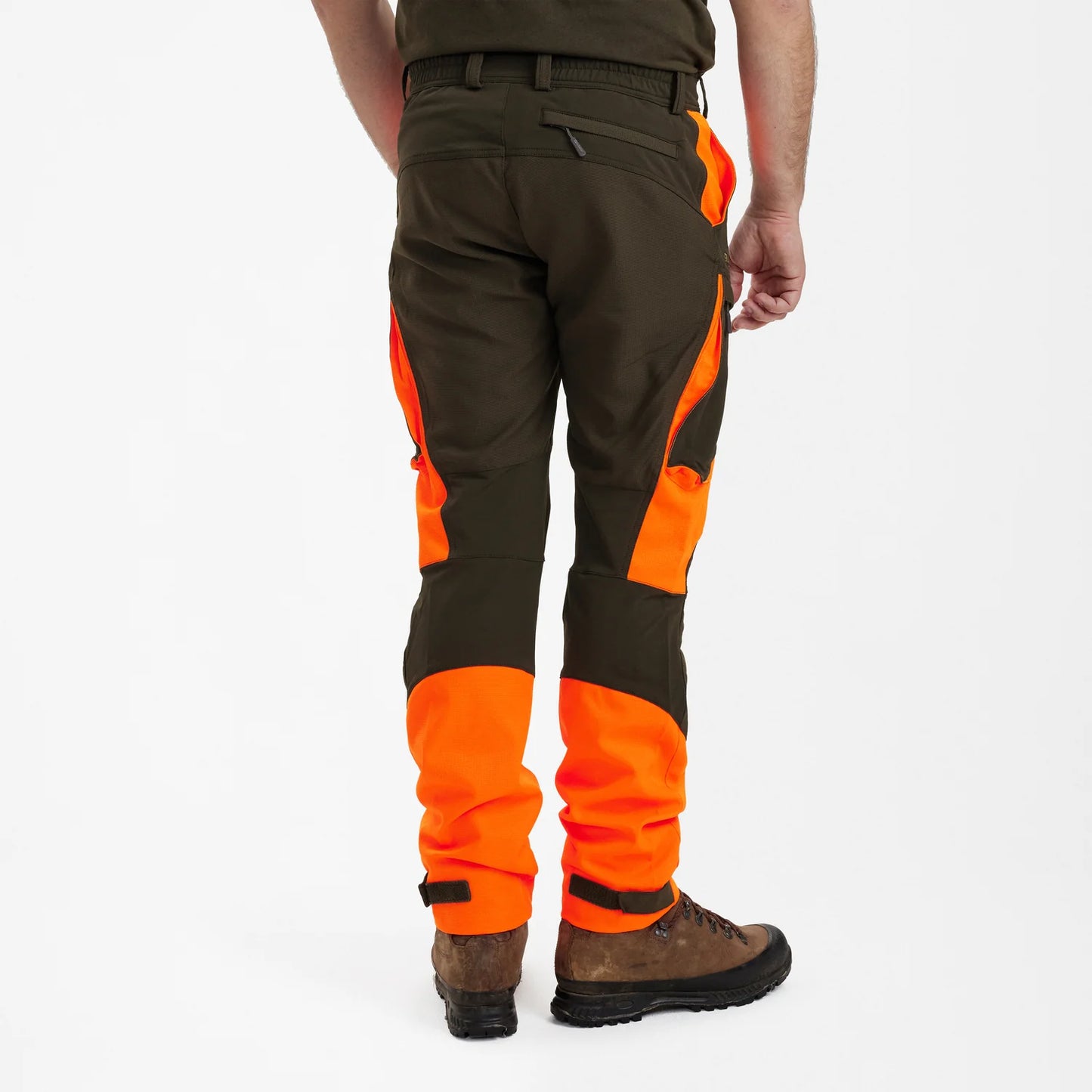 Strike Extreme Byxor - Orange - modell bakifrån