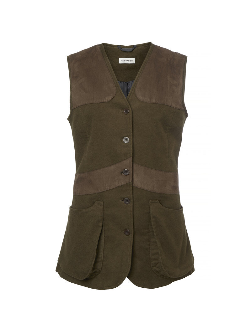 Elemore Moleskin Shooting Vest Women