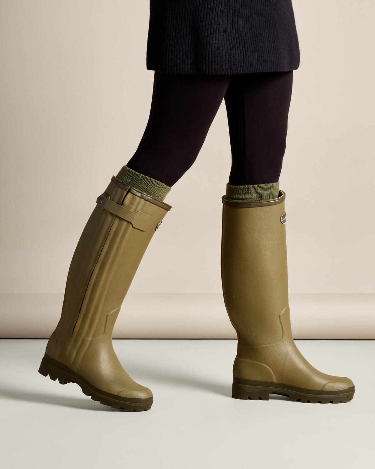 Women's Chasseur Leather Lined Boot - Vert Vierzon