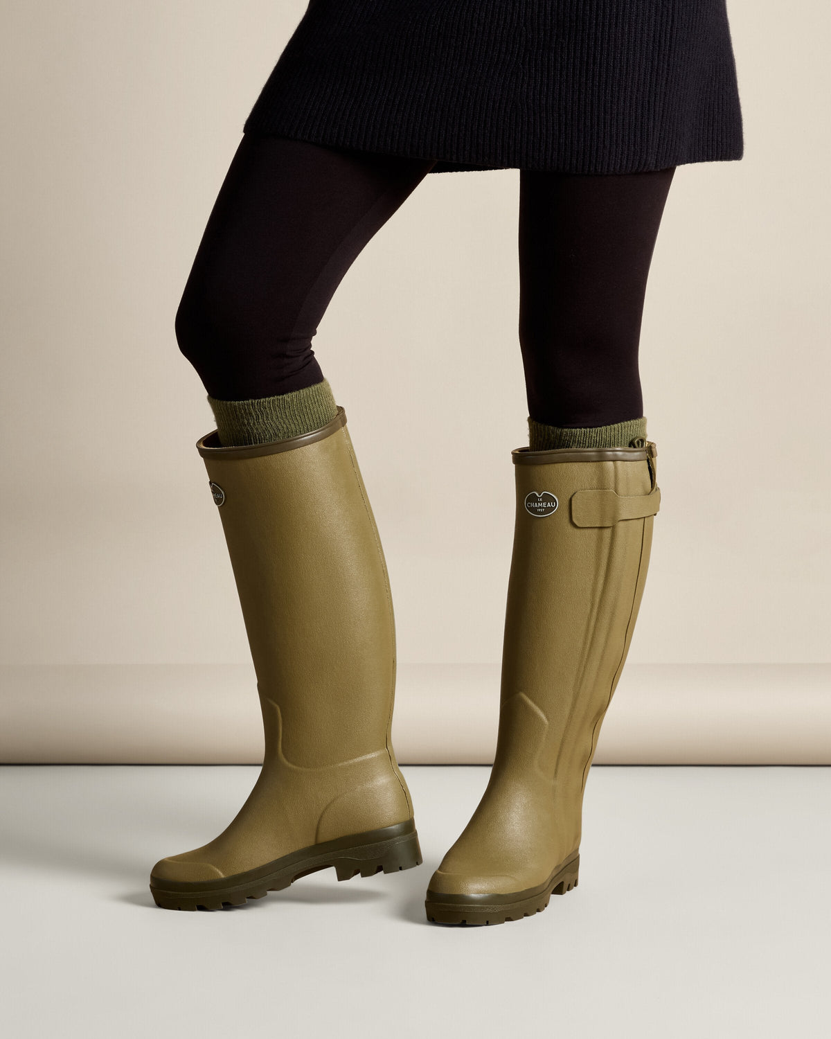 Women's Chasseur Leather Lined Boot - Vert Vierzon