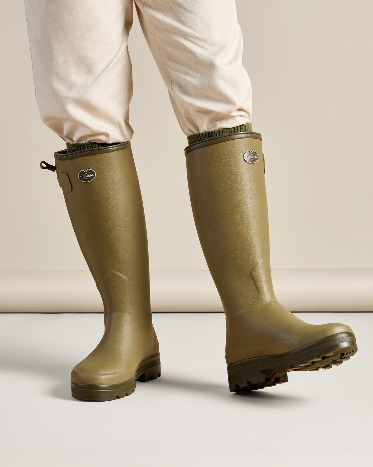 Men's Chasseur Neoprene Lined Boot - Vert Vierzon