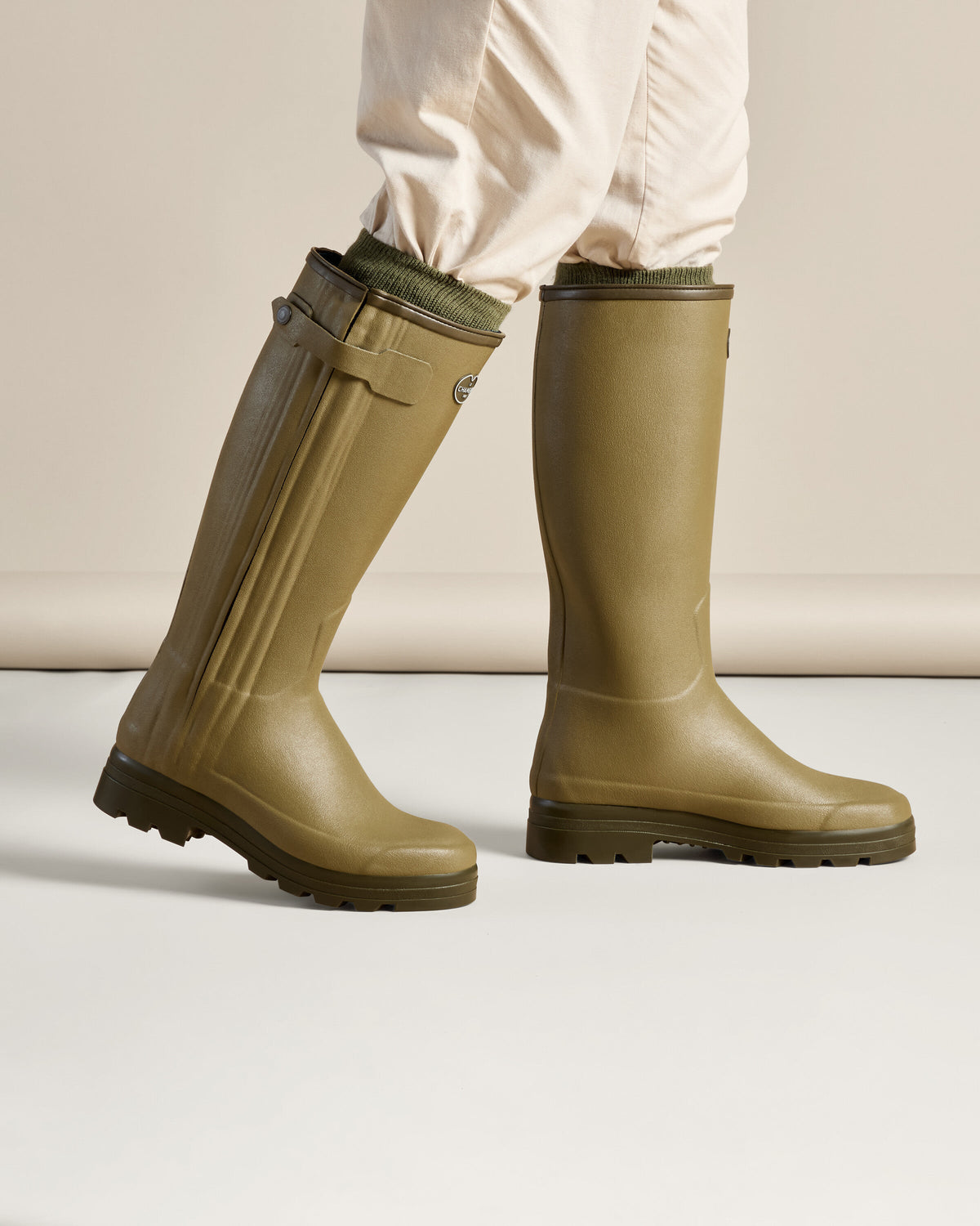 Men's Chasseur Neoprene Lined Boot - Vert Vierzon