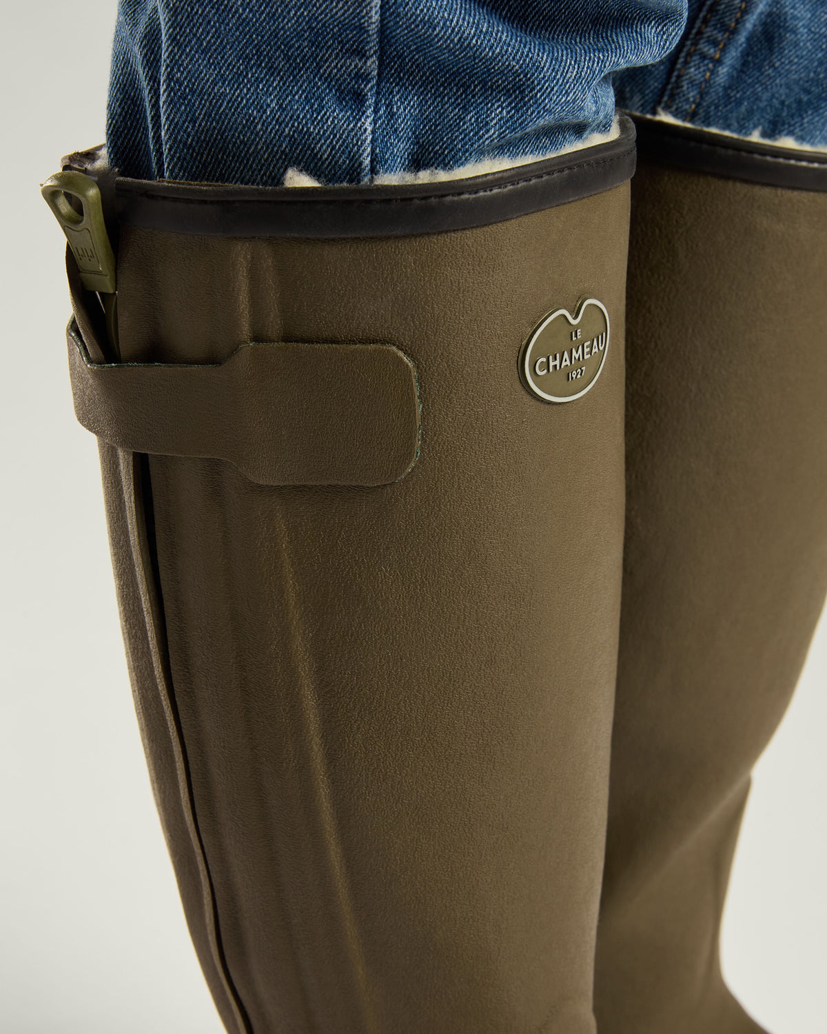 Men's Chasseur Wool Lined Boot - Vert Chameau
