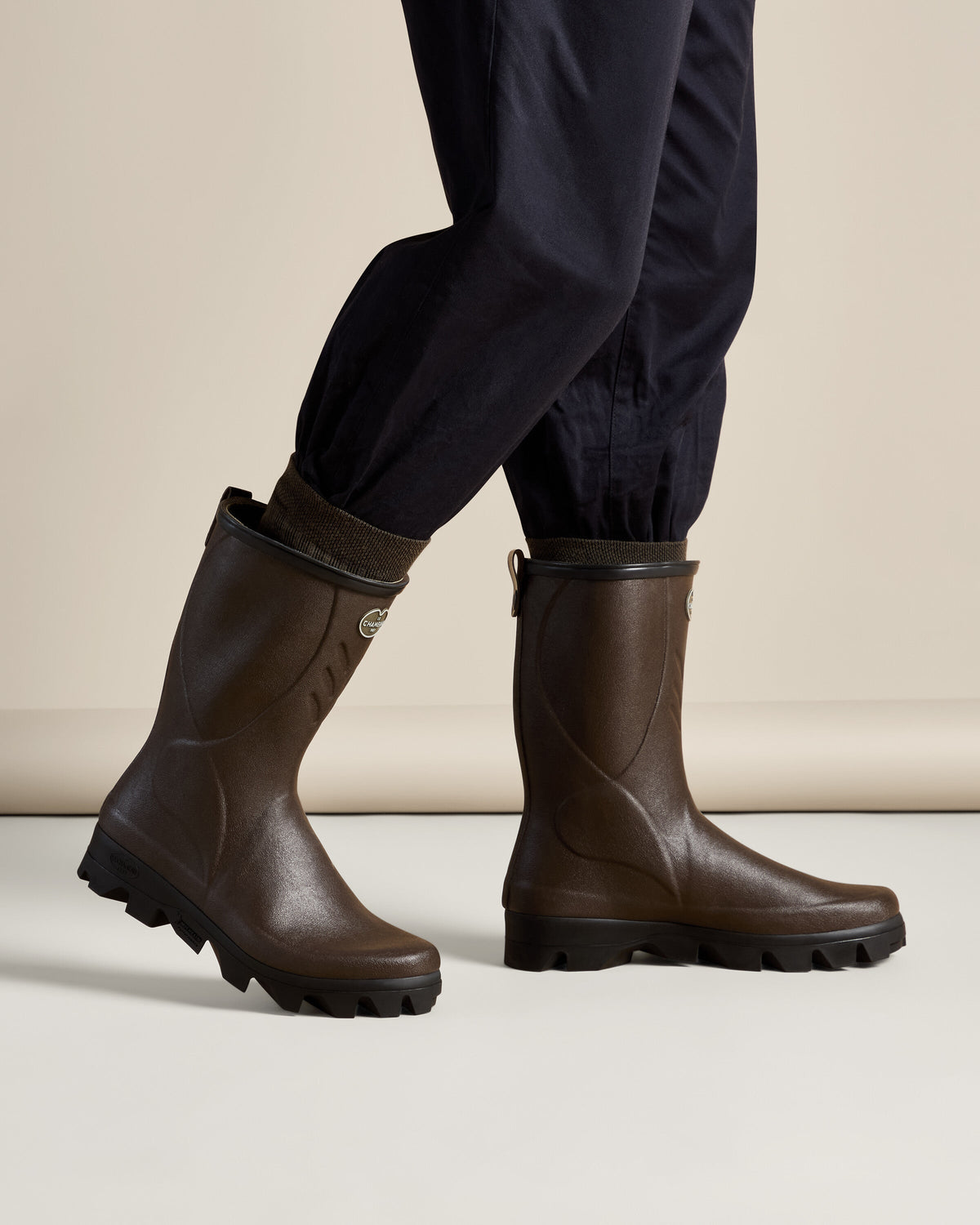 Men's Cérès Jersey Lined Low Boot - Marron Foncé