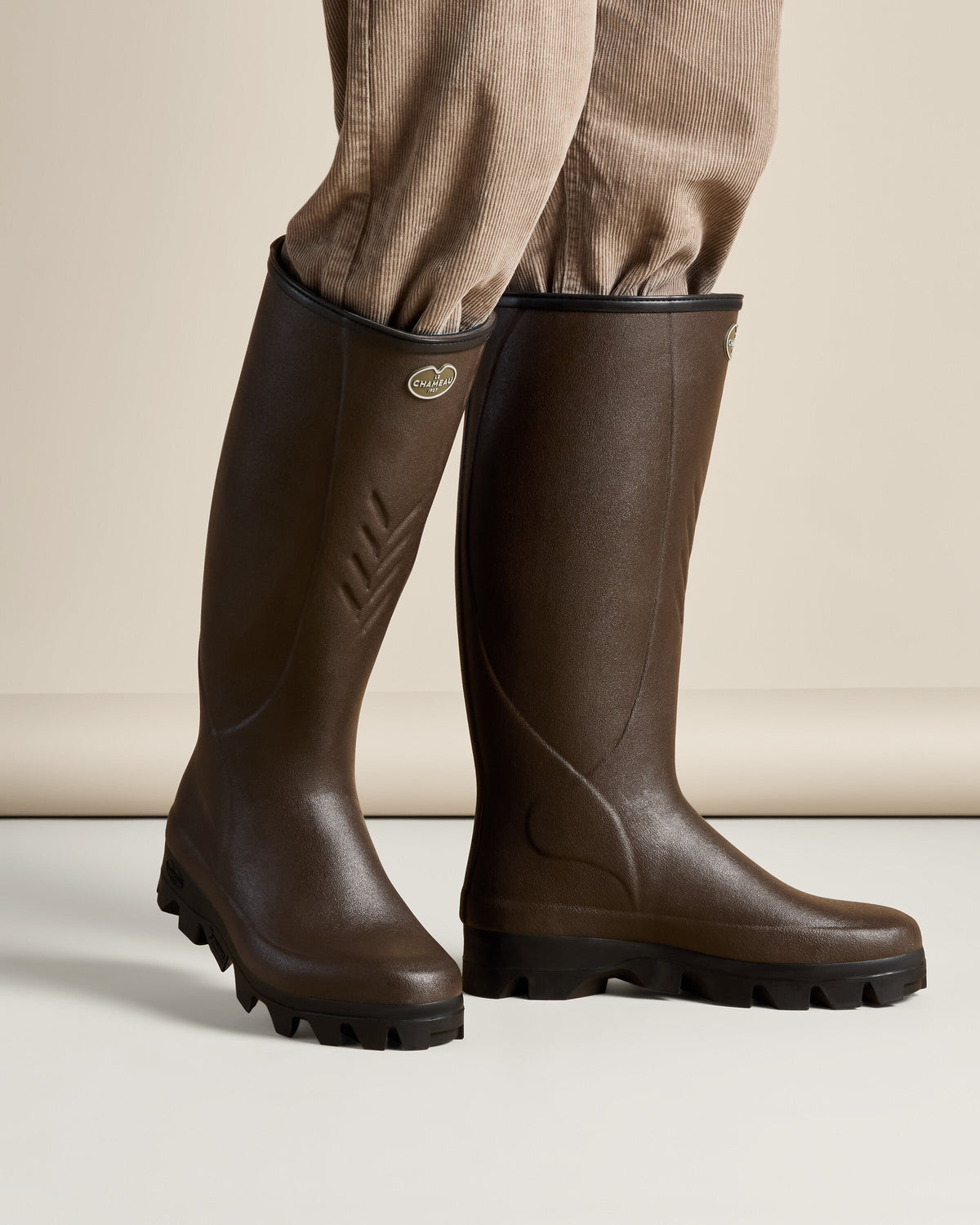 Men's Cérès Neoprene Lined Boot - Marron Foncé