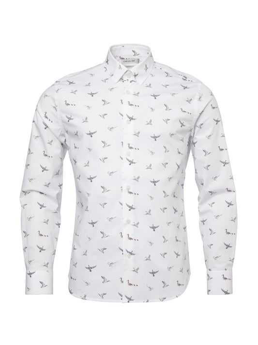 Danson Contemporary Fit Shirt Men - Ducks in a row - 1
