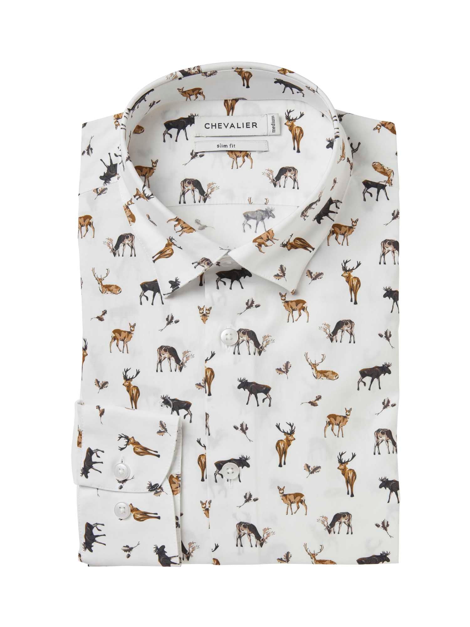Danson Contemporary Fit Shirt Men - Royal Family Print - 2