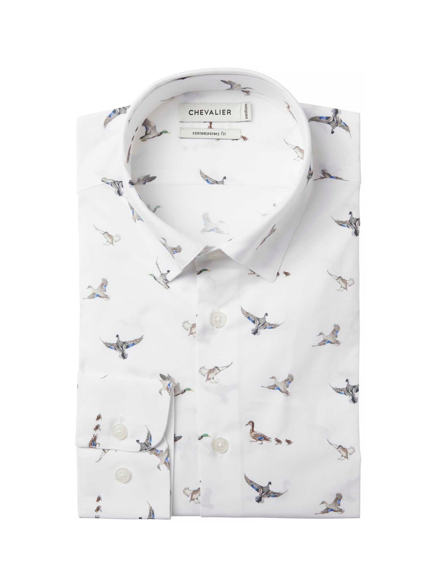 Danson Contemporary Fit Shirt Men - Ducks in a row - 2