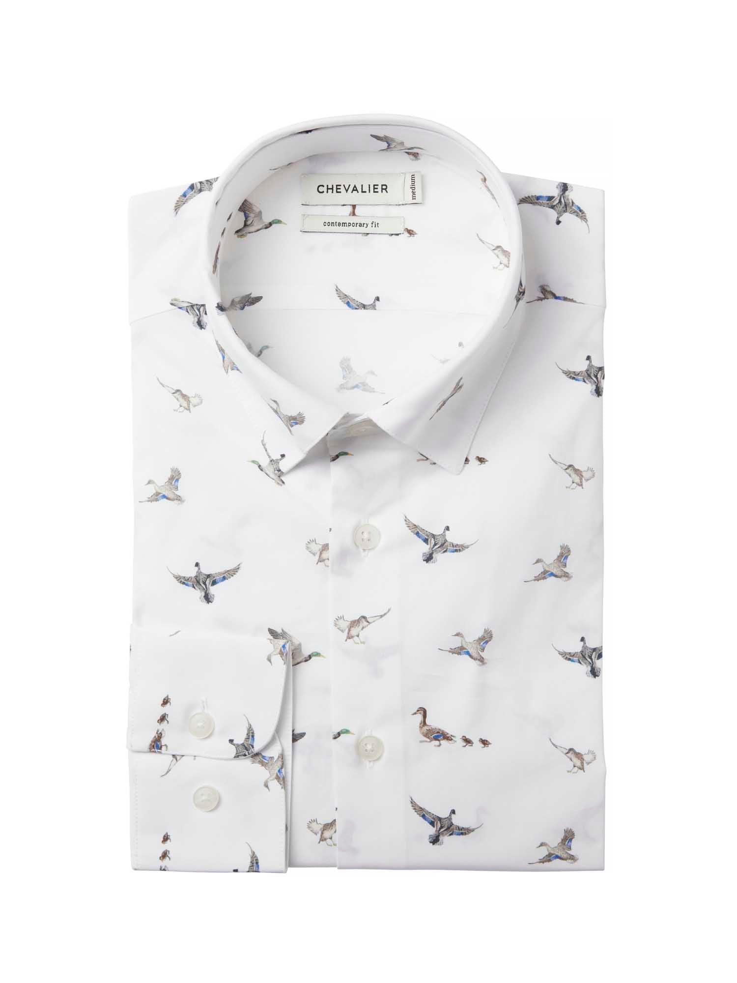 Danson Contemporary Fit Shirt Men - Ducks in a row - 2