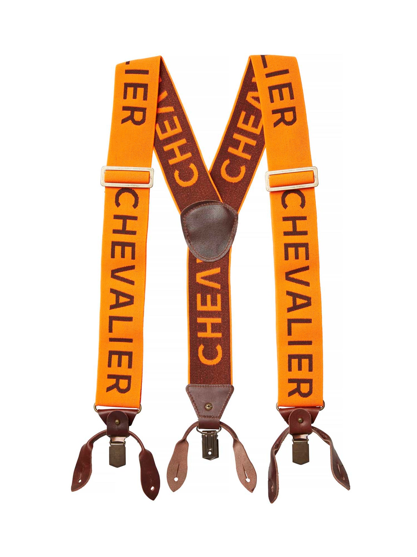 Chevalier Logo Suspenders - High Vis Orange - 1