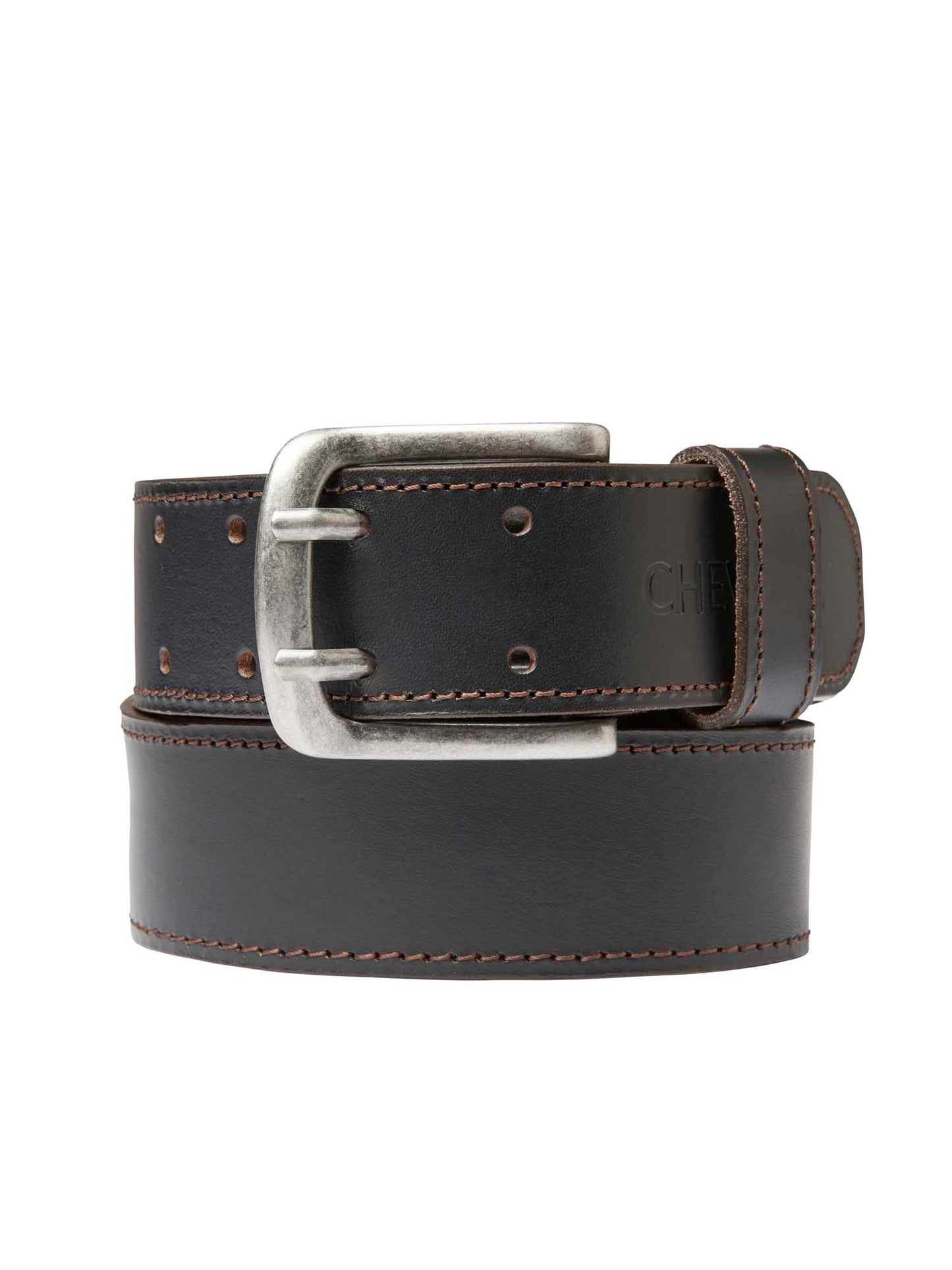 Barrow Leather Belt - Leather Brown - 2