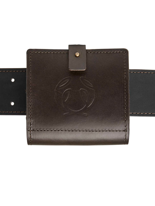 Aim Leather Cartridge Case - Leather Brown - 2