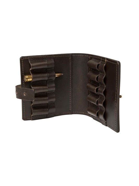 Aim Leather Cartridge Case - Leather Brown - 1