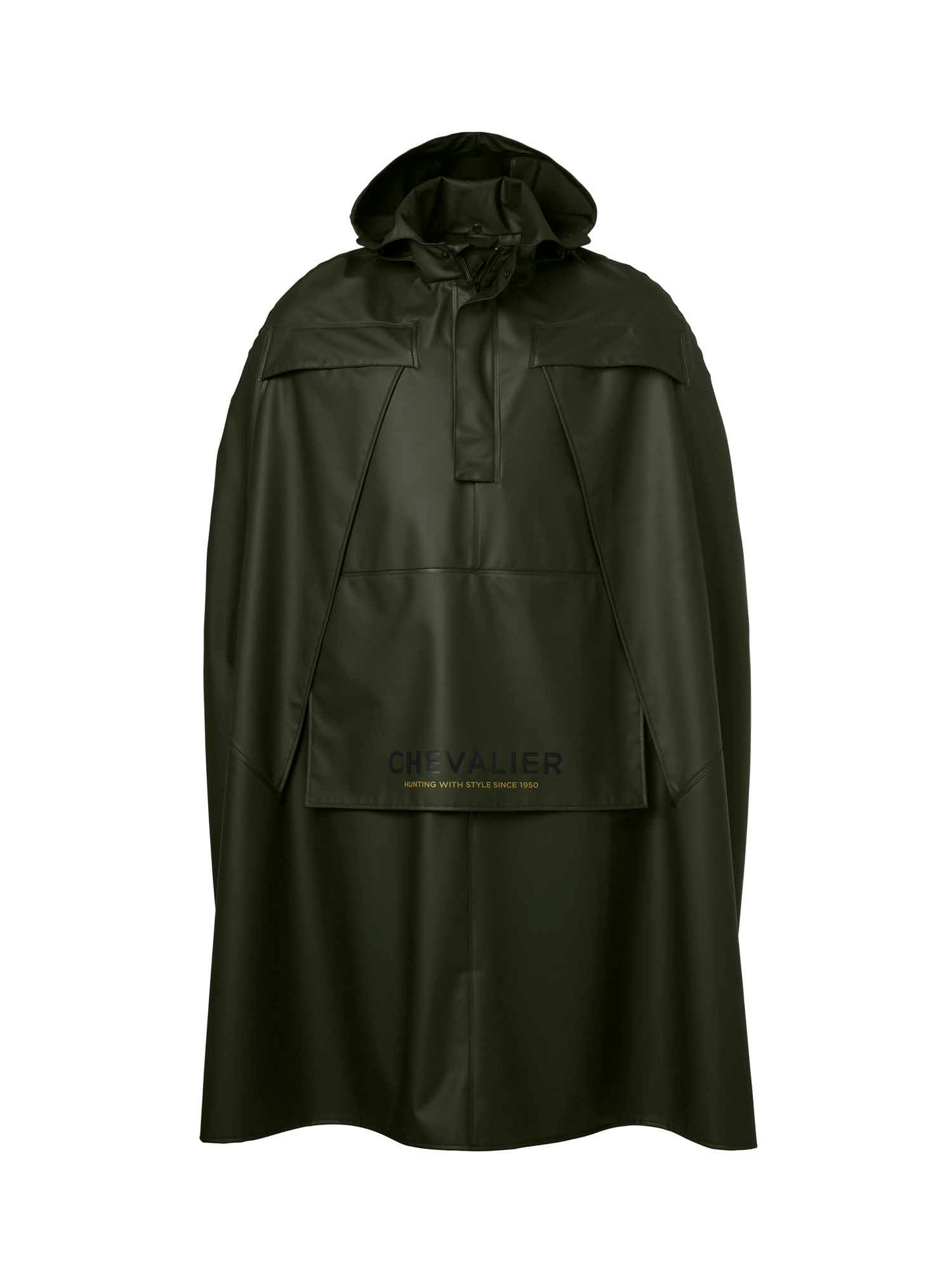 Stratus Rain Poncho - Dark Green - 1